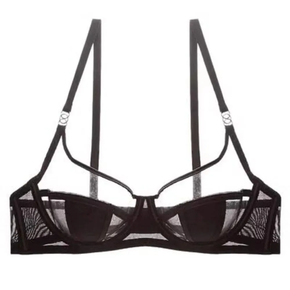 French Lace Minimizer Bra Set Ultra Thin Cup Support Anti Sag Push Up Lingerie for Large Bust Women Breathable Underwear 32-38AB