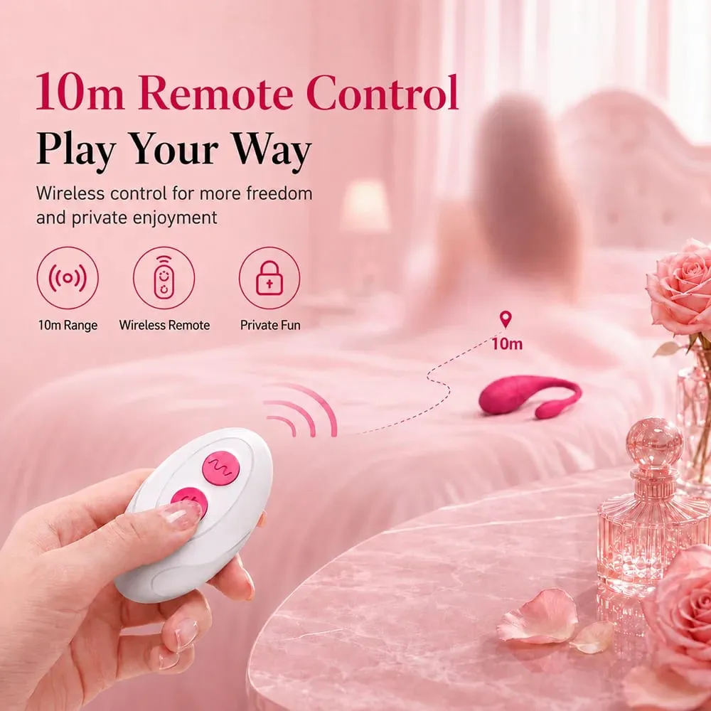 9 Modes Liquid Silicone Egg for Women Couples G Spot Clit Vaginal Vibrator Bluetooth APP Remote Control Adult Sex Toys
