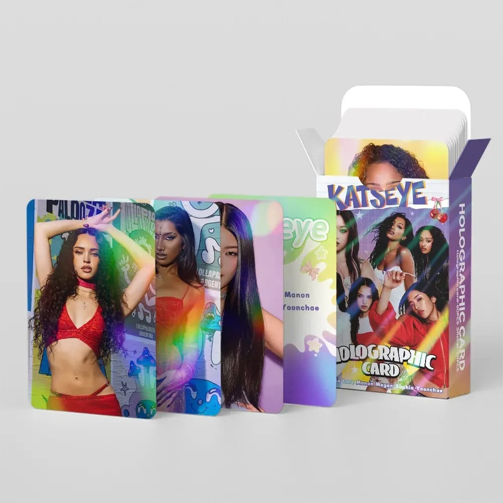 124pcs KATSEYE New Album Photocards Stickers Kpop Merch Lomo Cards Set Fans Collection Cards Gifts