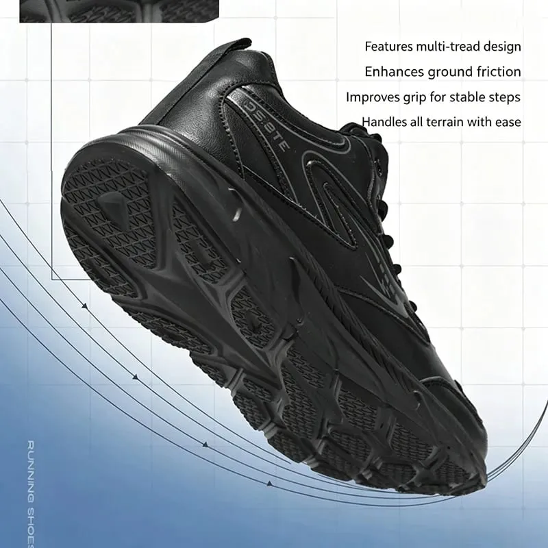 Double Star Men Sneakers 2026 New Fashion Casual Shoes Water Resistant Leather Upper Running Walking Shoes Anti Slip Lightweight — image 4
