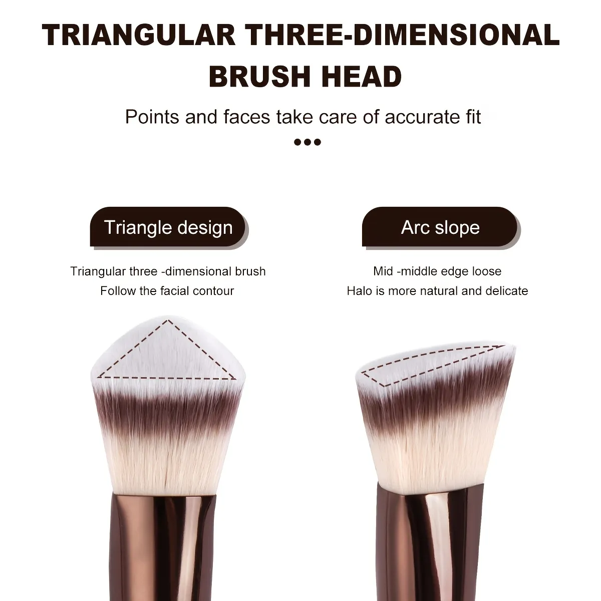 Makeup Brush Set 6pcs Double Headed Makeup Brushes 4pcs Air Cushion Puff Multifunctional Foundation Brush Concealer Brush Powder