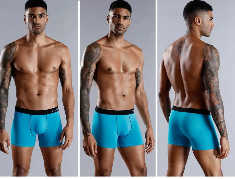 6pcs Cotton Men's Panties Sexy Underwear For Men Boxer Briefs Letter Eelastic Band Boxers Mens Underpants Shorts — image 4