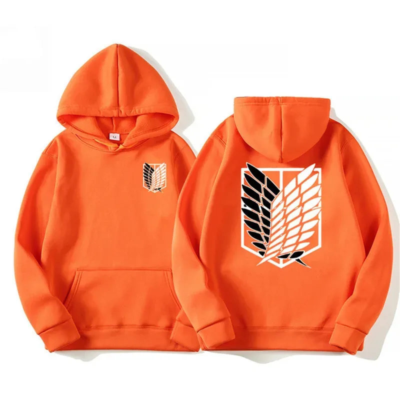 Attack on Titan Men's Hoodie Anime Hoodies Men and Women Streetwear Pullover Harajuku Shingeki No Kyojin Hoodies Sweatshirt