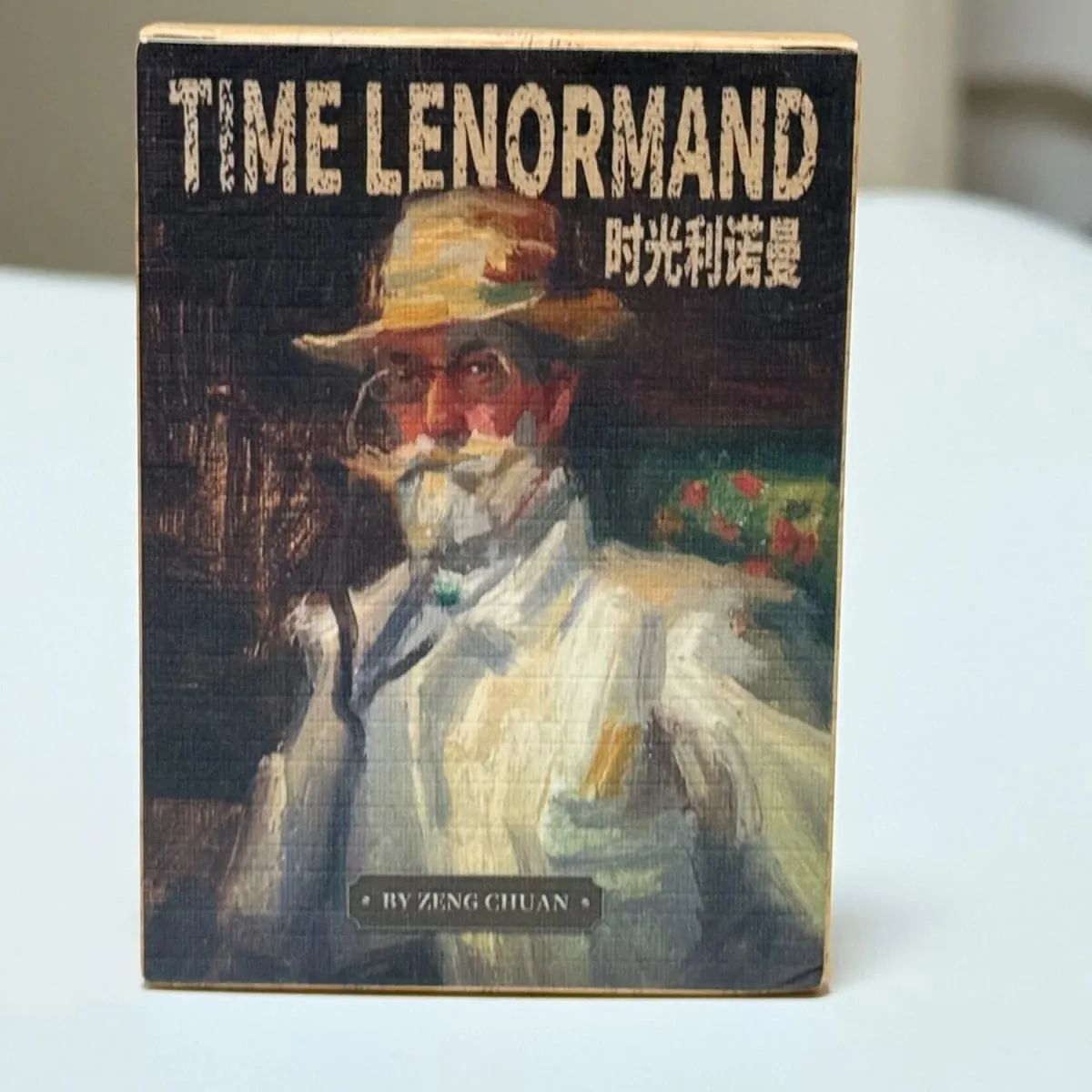 Time Lenormand Oracle Deck 38 Oil Painting Style Cards English Board Games