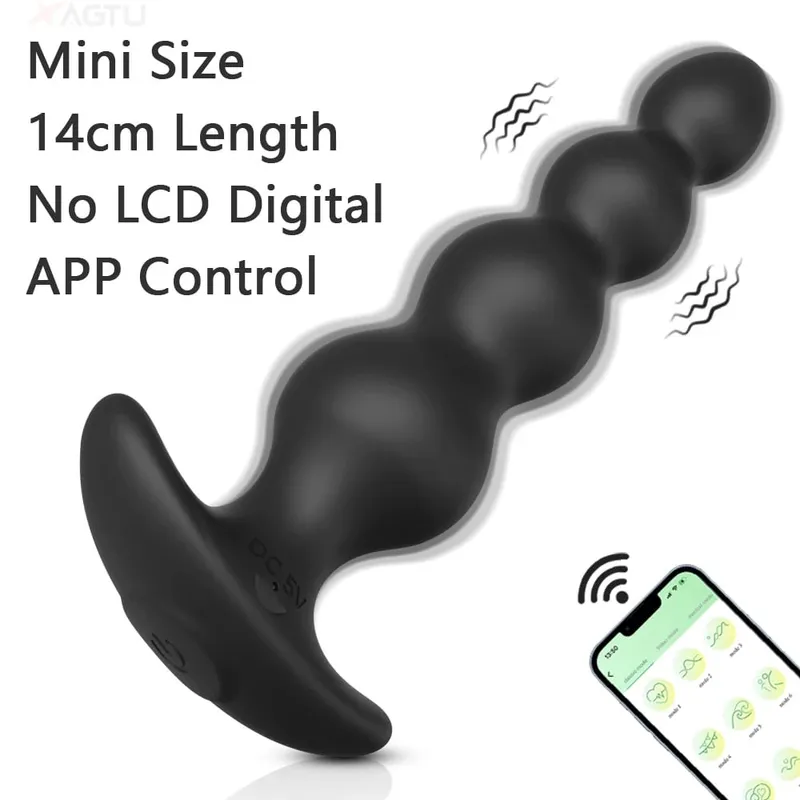 Vibrating Anal Beads Anal Balls for Men Butt Plug Prostate Massager for Gay G-Spot Vagina Vibrator for Women Adult Goods Sex Toy