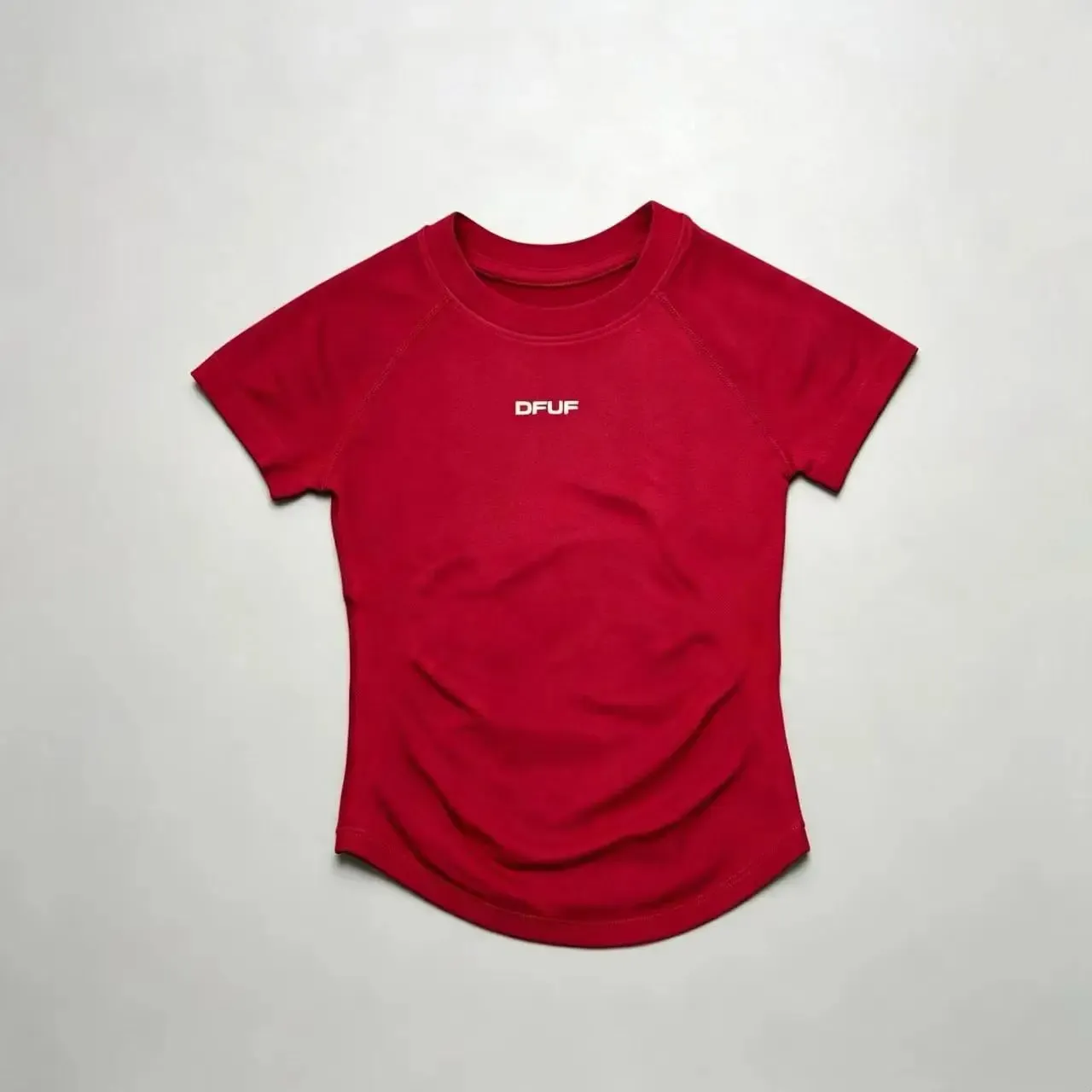 Women Elastic Slim Short Sleeve T-Shirt Soft Breathable Casual Top for Gym Yoga Jogging Fitness Daily Wear