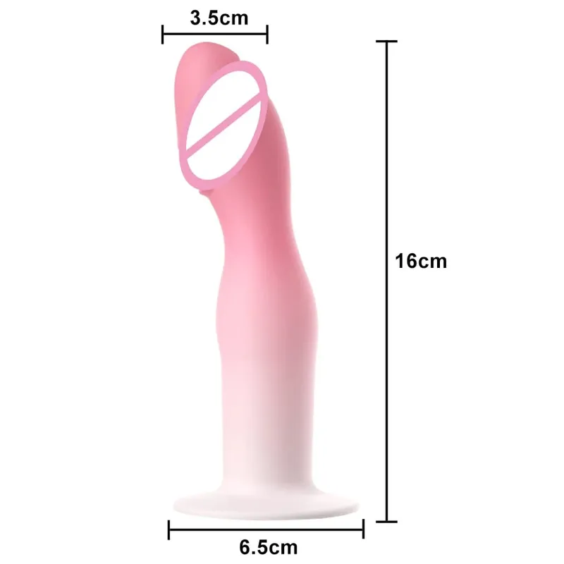 Simulation Dildo With Liquid Silicone Masturbation Sex Toys With Suction Cups Female G point Anal Plug Massage Adult Products