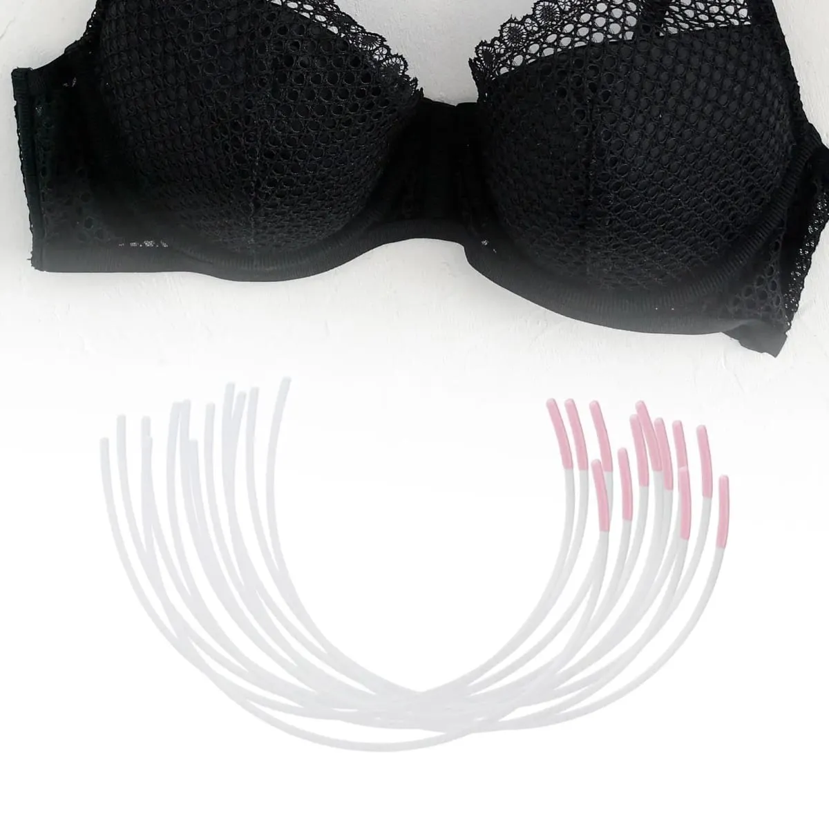 Underwire Bra Replacement Stainless Steel Insert for Full Cup Bras and Plus Size Open Cup Bra for Handmade Lingerie