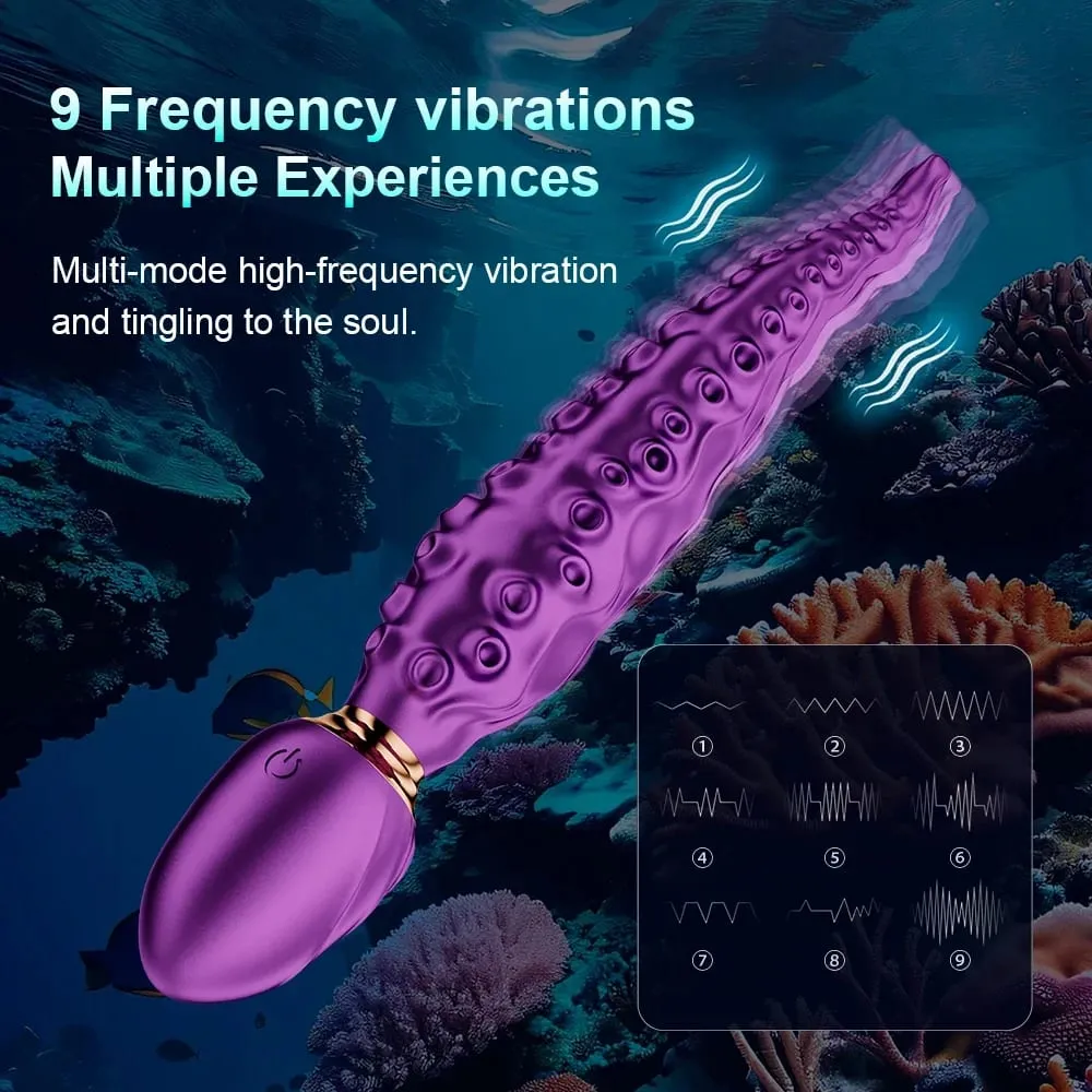Powerful 360° Rotation Anal Vibrator Tentacle Female G-Spot Clit Vagina Stimulation Silicone Dildo Masturbation Sex Toys Women