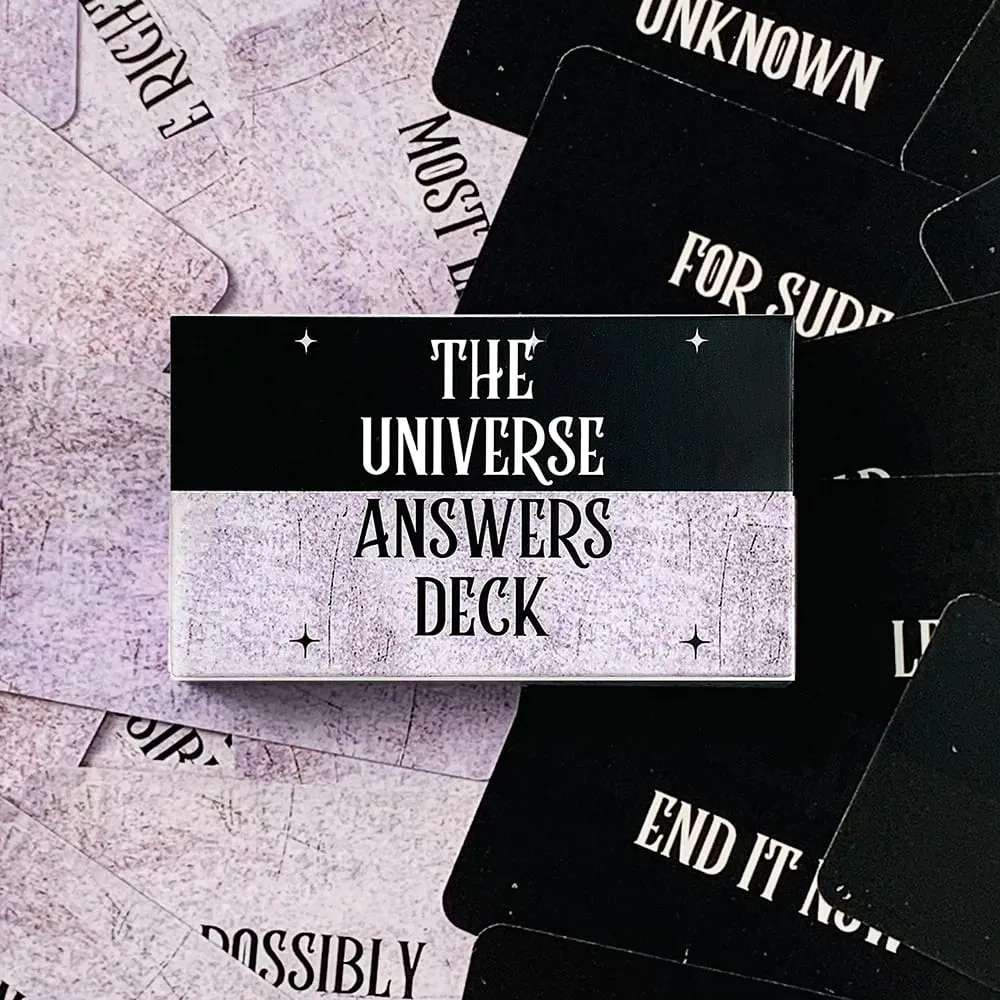Hot-selling The Universe Answers Oracle Cards Fate Divination Leisure Entertainment Family Gatherings Cards Game