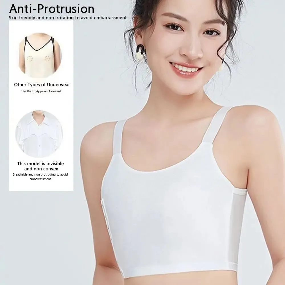 Slimming Style Sports Bralette Breathable Fabric Nylon Fabric Chest Shaping Underwear Seamless Design Thin Style