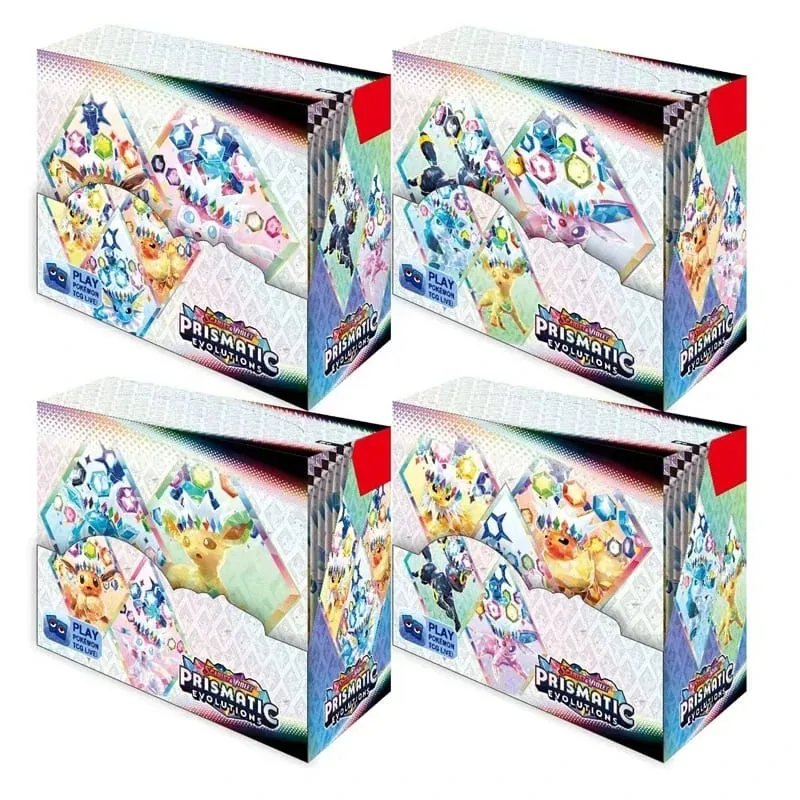 Pokémon PRISMATIC EVOLUTIONS SURGING SPARKS SCARLET&VIOLE 151 Booster Display Box Pokémon Booster Cards Játékkártyák