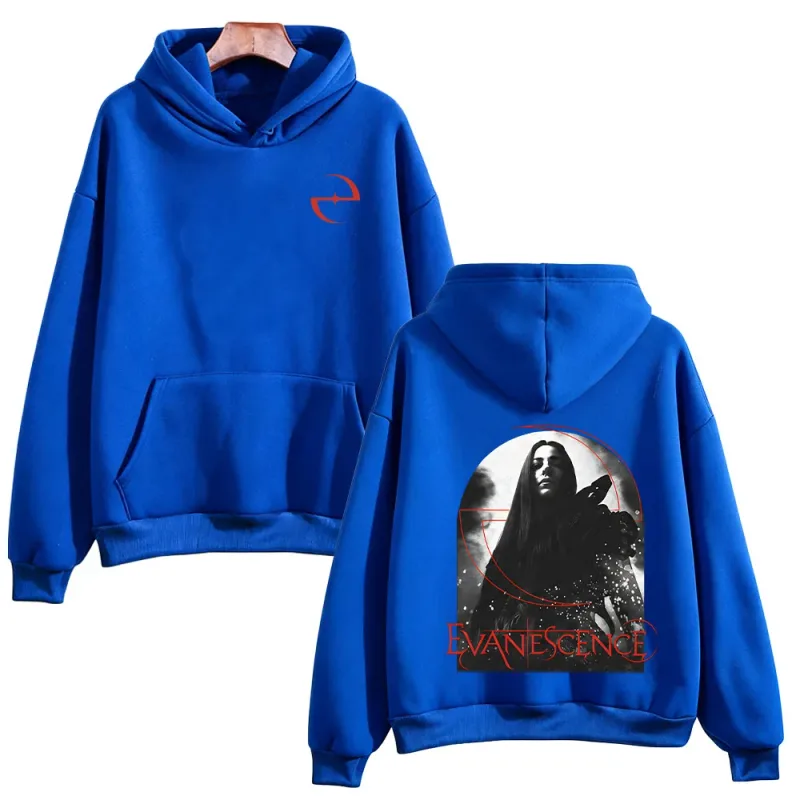 Sanctuary Logo Hoodie Evanescence Rock Band Pullovers Fashion Unisex High Street Sweatshirts Casual Long Sleeve Loose Streetwear