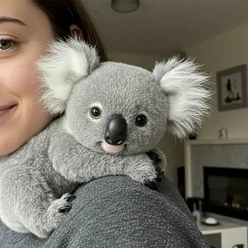 Soft Koaly Plush Toy Cute Mimics Natural Movement Stuffed Animals Plush Emotional Support Stuffed Toys for Emotional Support