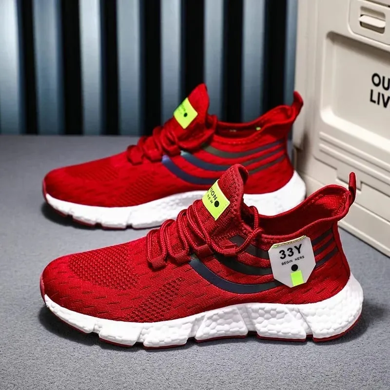 Men Casual Sport Shoes Breathable Lightweight Sneakers Unisex Outdoor Mesh Running Shoe Athletic Jogging Tenis Walking Shoes Men
