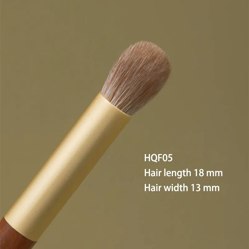 Weasel Goat Hair Foundation Liquid Blush Brush Professional Hand Crafted Makeup Brushes 1PC Short Rosewood Handle Make Up Brush
