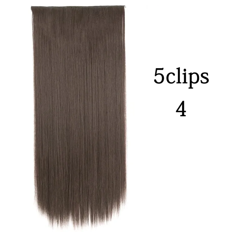 Tổng Hợp 22 32 Inch 5 Kẹp Tóc Chịu Nhiệt Giả Bộ Tóc Giả Dài Lượn Sóng Kiểu Tóc Kẹp Trong Tóc