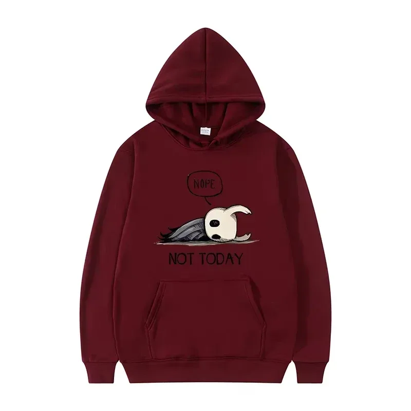 2025Autumn Winter Hollow Knight Men Hoodies Korea Ulzzang Grunge Y2k Aesthetic Women Pullover Coat Graphic Streetwear Sweatshirt