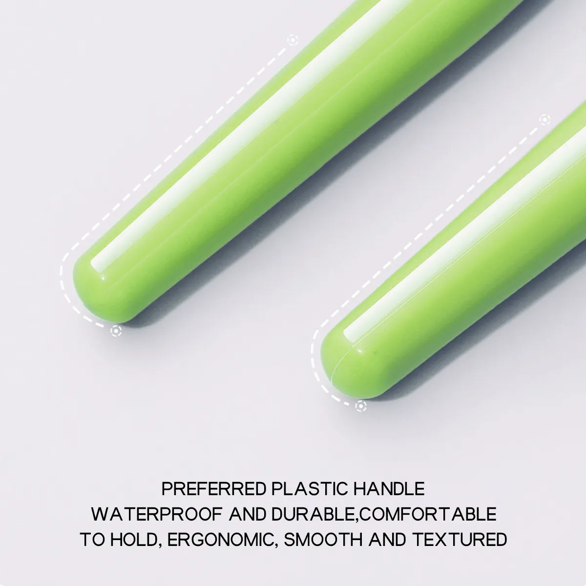 Neon Green 12 Pieces Makeup Brush Set Soft Cosmetic Brushes for Face Foundation Eyeshadow Blush Daily Make up Application