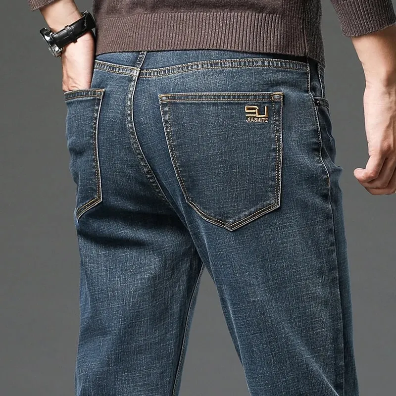 2024 Cotton Stretch Jeans Men Classic Re