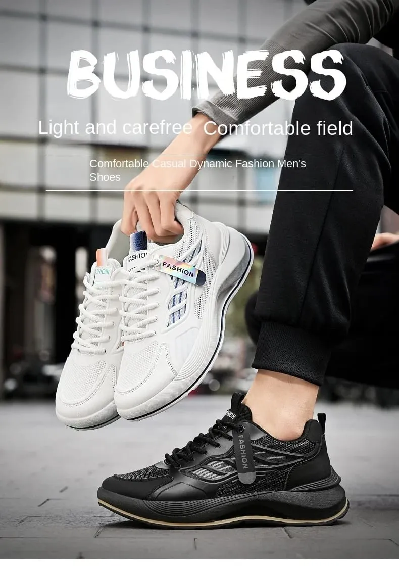 Men Sports Golf Sneakers Waterproof Fashion Casual Outdoor Comfortable Taller Shoes Free Shipping For Height Increase Mens — image 8