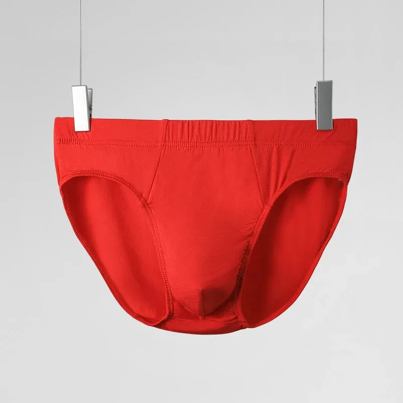 Men's underwear, men's briefs, summer thin modal underpants, sexual charm, large-sized men's low-waisted breathable shorts