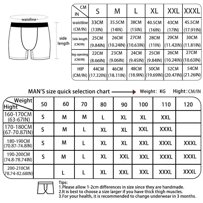 Boxershorts för män Trifecta - Andningsbara underkläder S-XXXL (vanliga och stora storlekar)