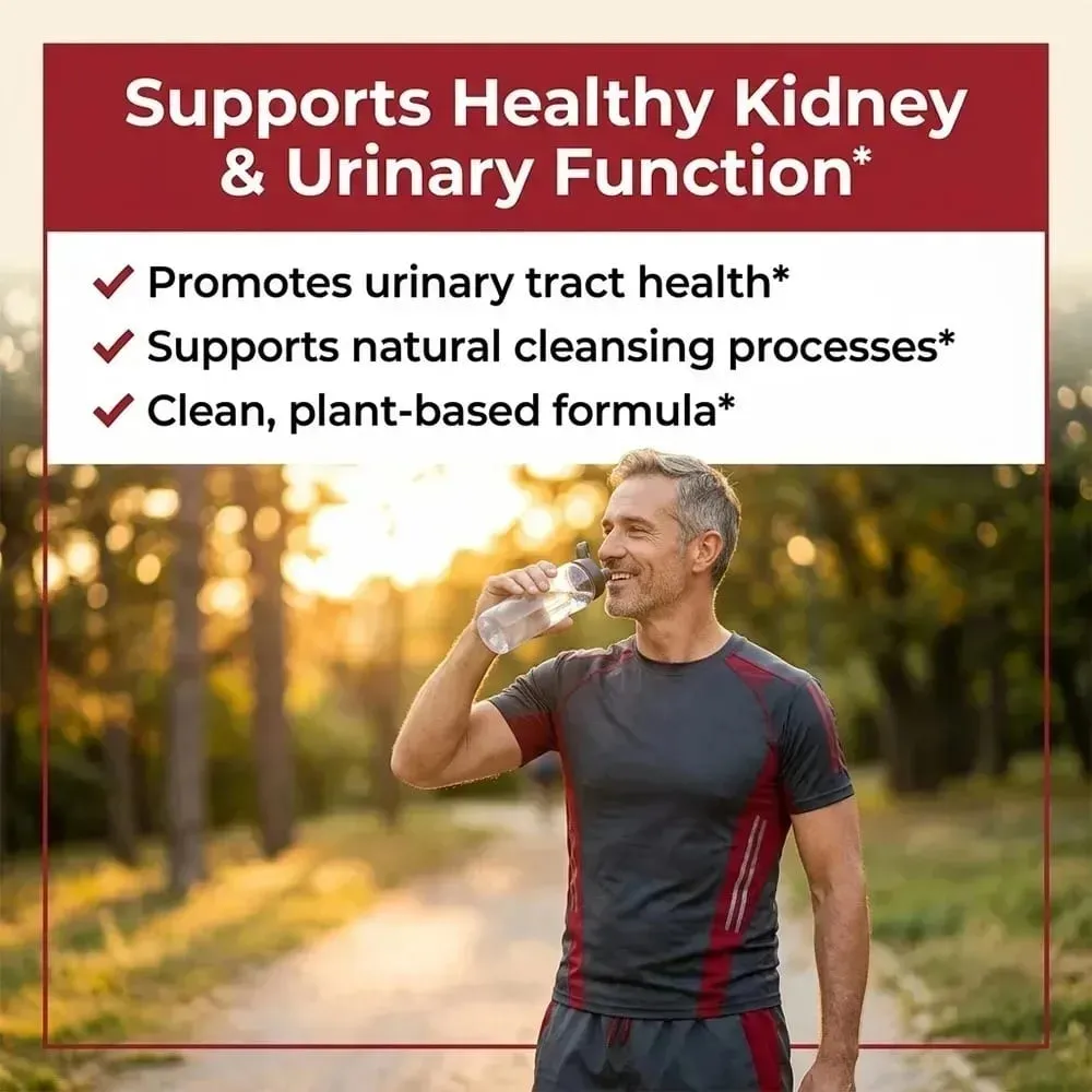 Kidney Cleanse Supplement with Cranberry Supports Urinary Tract Renal Health & Immune System Function