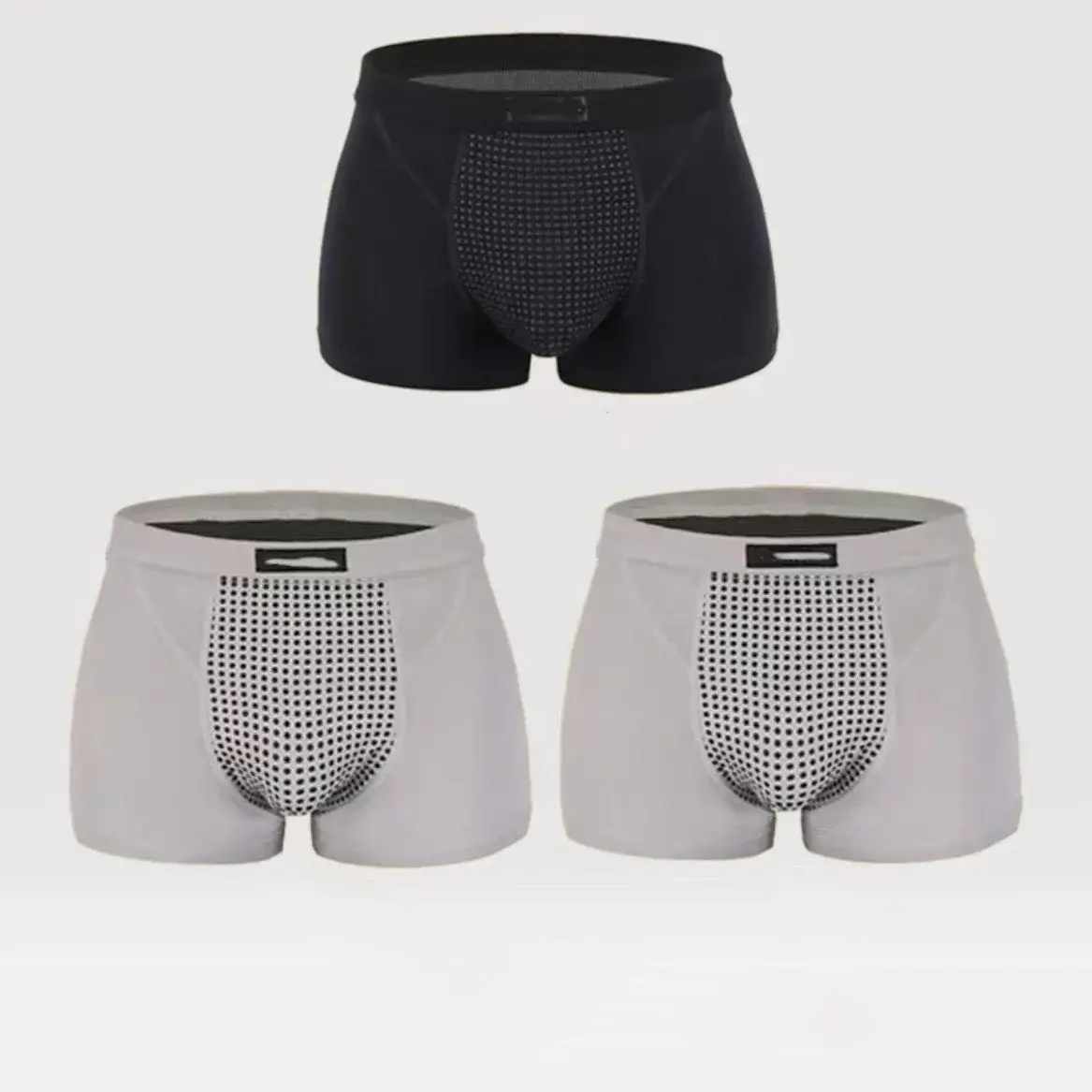 3PC Men's Magnetic Therapy Underwear Upgraded 22 Magnets Boxer Briefs L-6XL Anti-Pain Health Underwear Brazilian Breathable Men