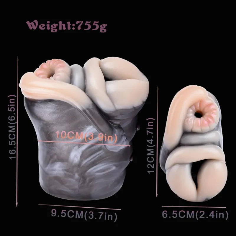 Animal Realistic Vagina Anal Male Masturbator Sex Toys for Men Silicone Pocket Pussy 3D Artificial Stroker Erotic Sex Toys