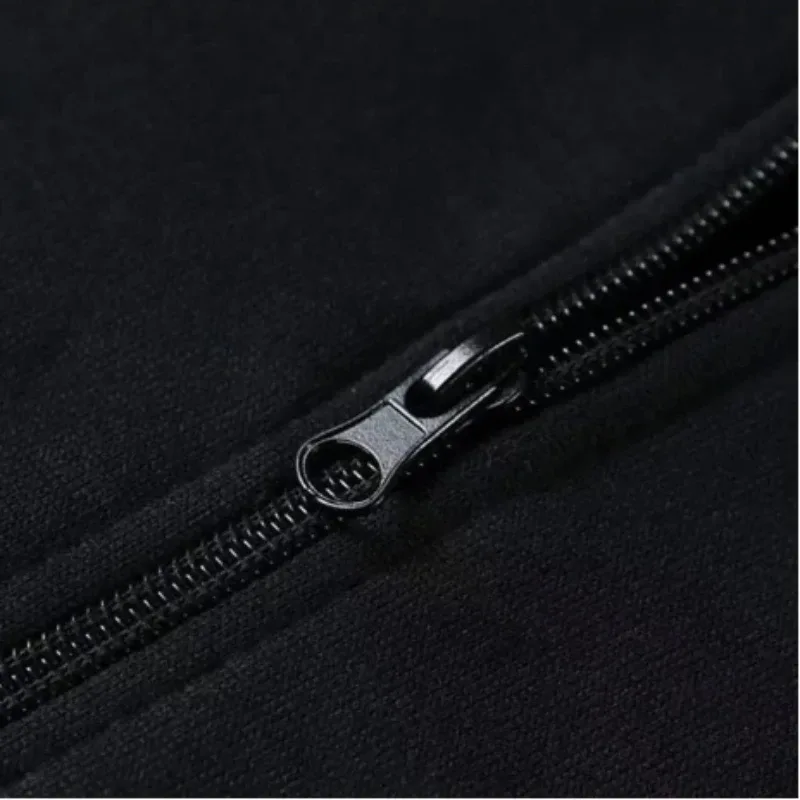 Helluva Boss Print Hooded Zipper Men Women Casual Fashion Fall Winter Warm Vintage Long Sleeve Tops Fleece Zip-Up Sweatshirts