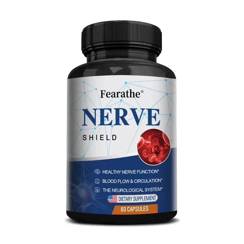 Nerve Support Supplement - B Vitamins Supports Nerve & Brain Function Neurotransmitters Blood Circulation & Joint Health