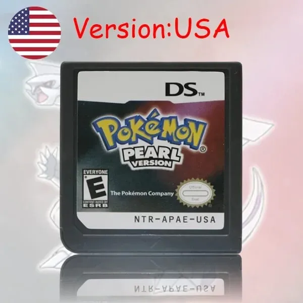 Pokemon Series DS Game Cartridge Diamond Platinum Pearl HeartGold SoulSilver Black White Multilingual for NDS/2DS