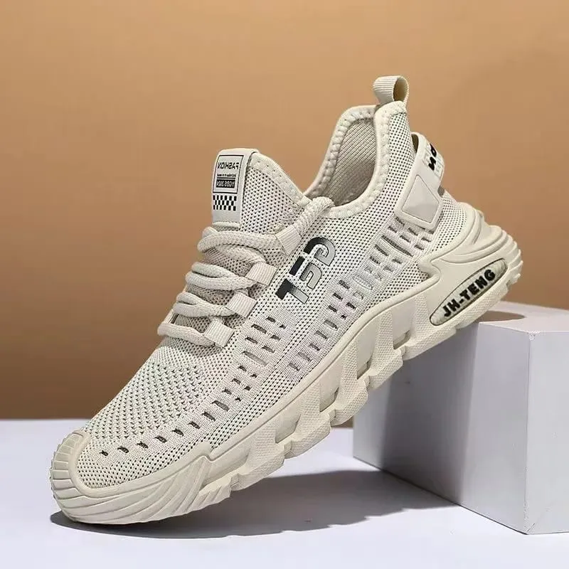 Men's Summer Casual Shoes Are Breathable Anti Slip Wear-resistant Fashionable Sporty Comfortable Mesh Shoes Running Sports Shoes