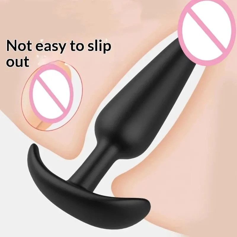 [NM] 1/3 unidades de silicone macio, plugue anal para bunda, estimulador, brinquedos sexuais adultos, plugue anal para homens/mulheres, massageador de próstata, treinador anal [NM]