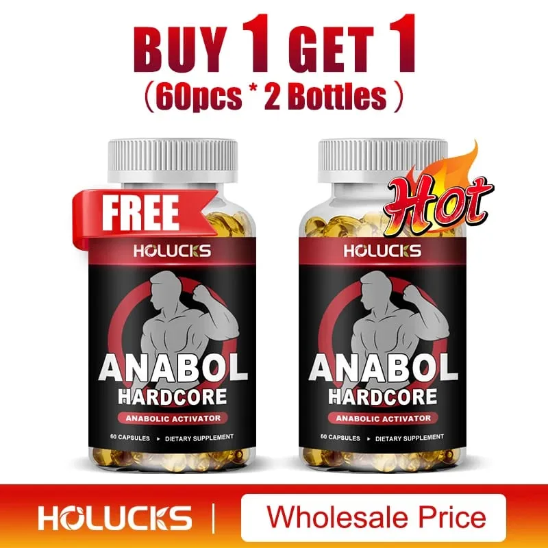 Anabol Hardcore Supplement Muscle Growth for Men To Build Lean Dense High Performance Enhancing Support Overall Health