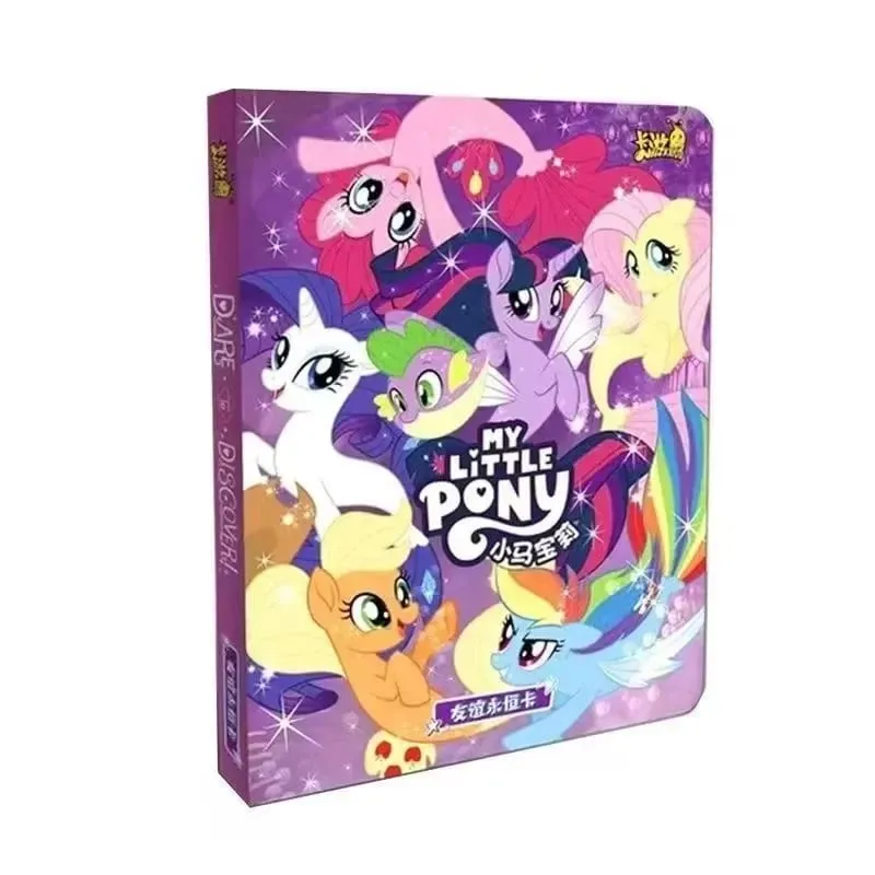 Authentic My Little Pony Friendship Forever Moon 12 11 10 Series Collectible Cards Fluttershy Anime Merchandise Gifts