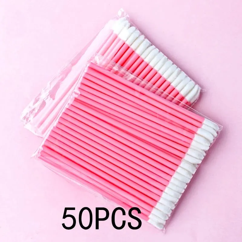 50/500/1000Pcs Wholesale Lip Brushes Makeup Brush Eyelashes Extension Lip Gloss Applicator Lipstick Wands Set Cosmetic Make Up