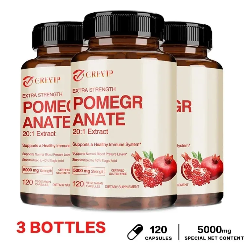 Pomegranate Extract - Antioxidant Supplements Are Beneficial for Heart Health and Joint Support and Promote Energy Production