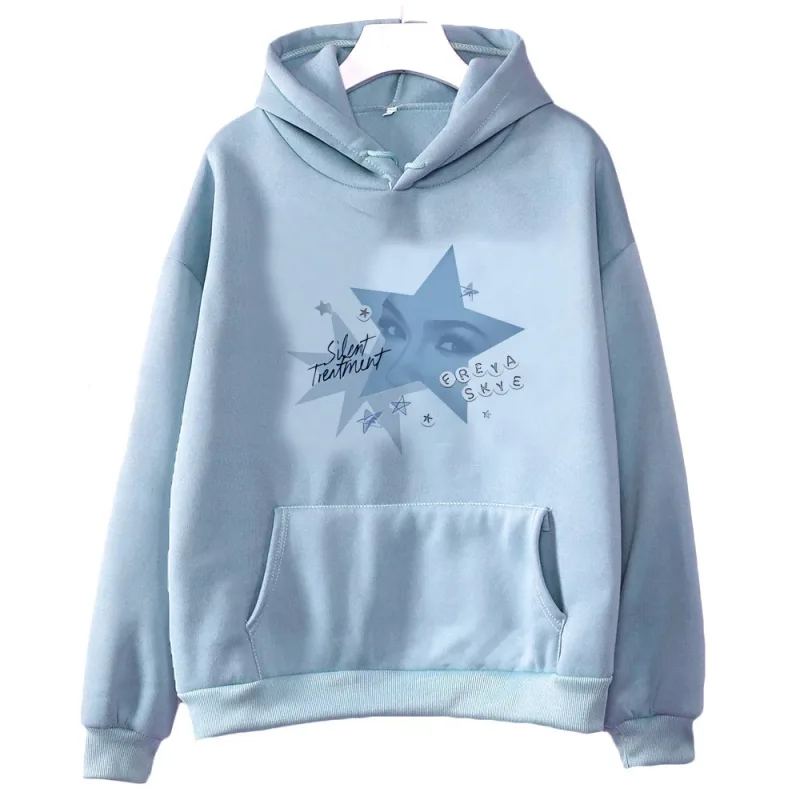 Freya Skye 2000s fashion hooded sweatshirt - Women's loose fit - Men's version. Cutecore. Suitable for both men and women.