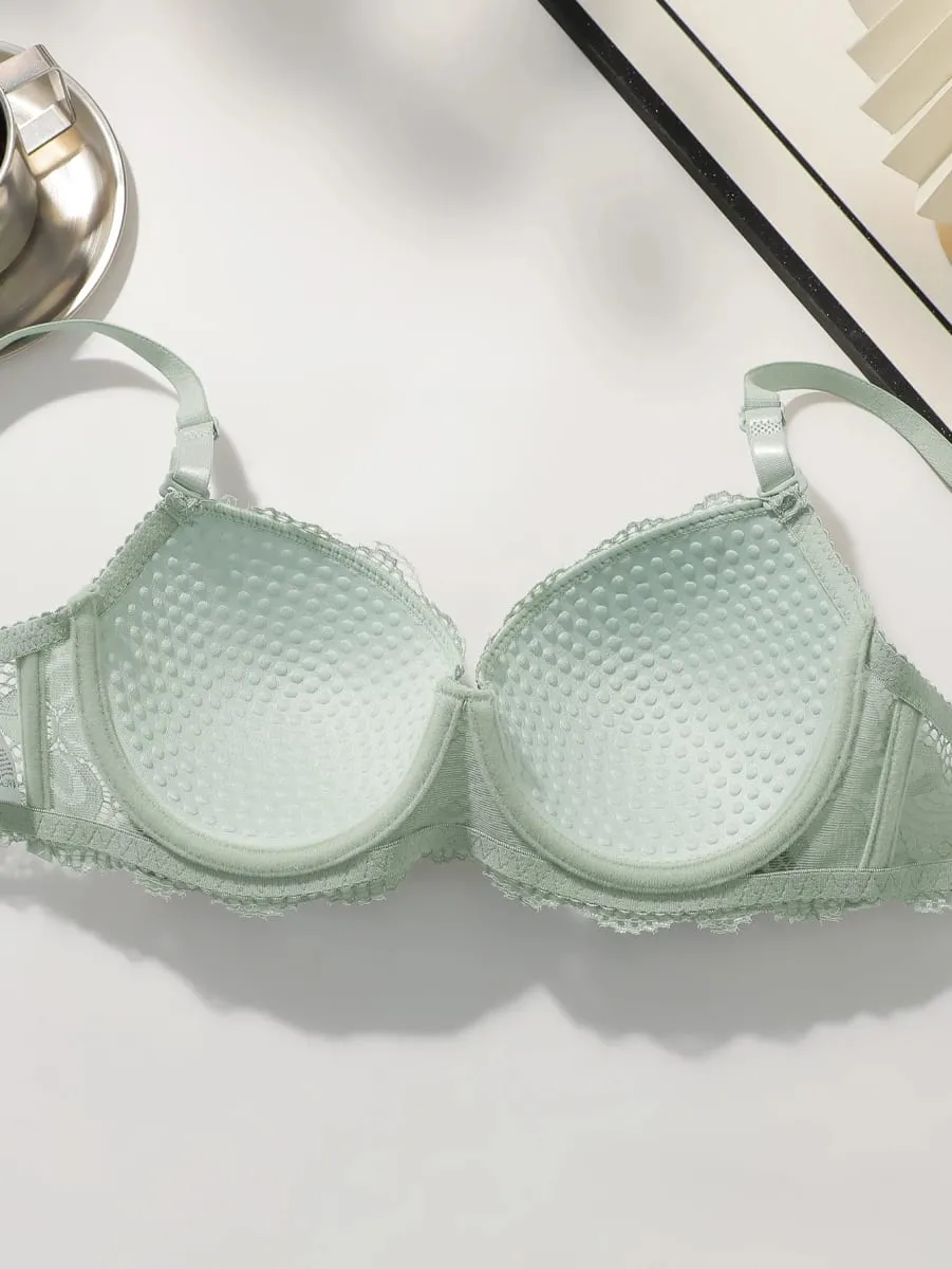 Bestseller Set reggiseno con ferretto in pizzo da donna con coppe push up imbottite Set bikini sexy e confortevole S-XL Viomisha
