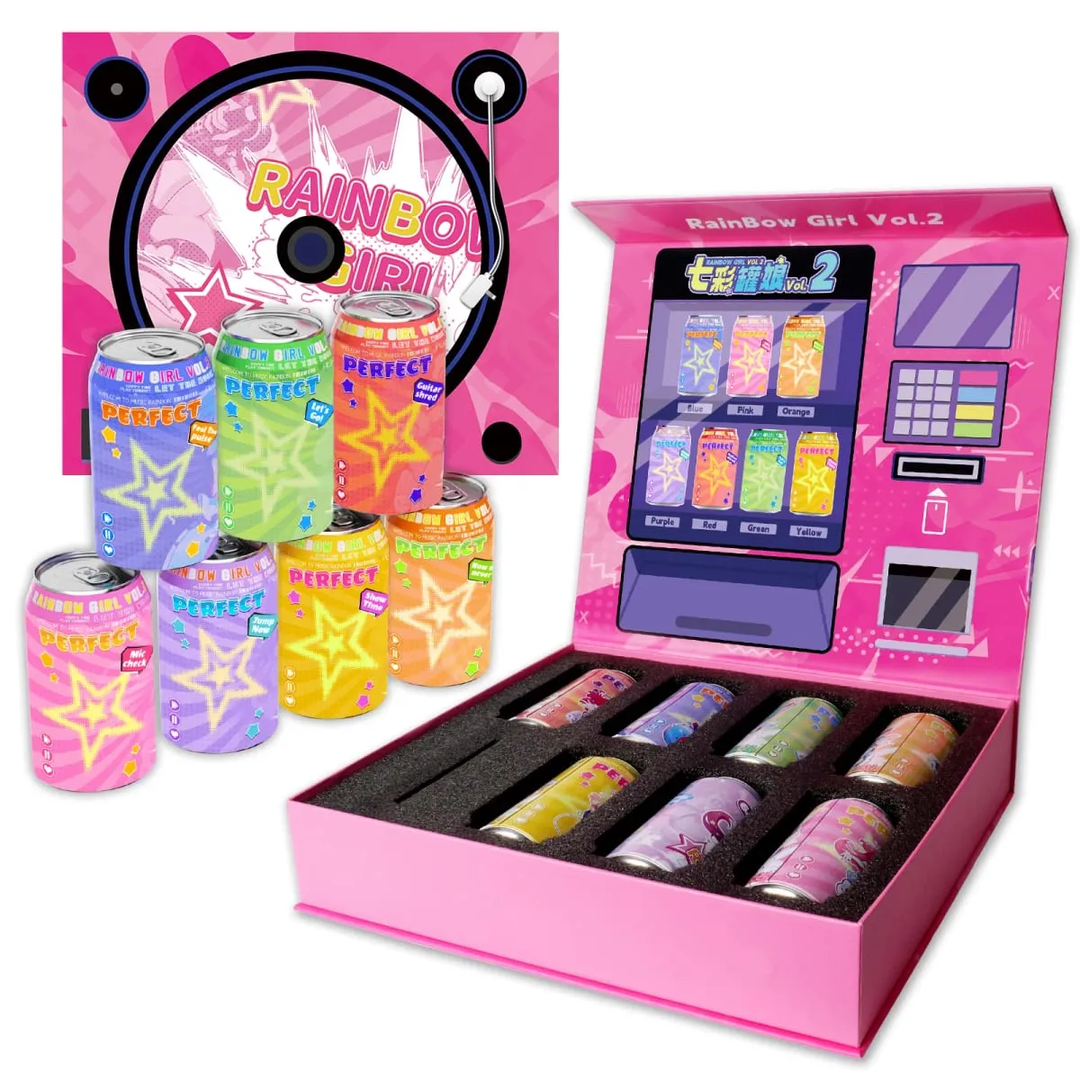 YUU 7 pièces Masturbateurs masculins cachés en conserve Fellation Jouets sexuels doux Chatte de poche Outil de masturbation portable Anime Onahole pour hommes de 18 ans et plus — image 1