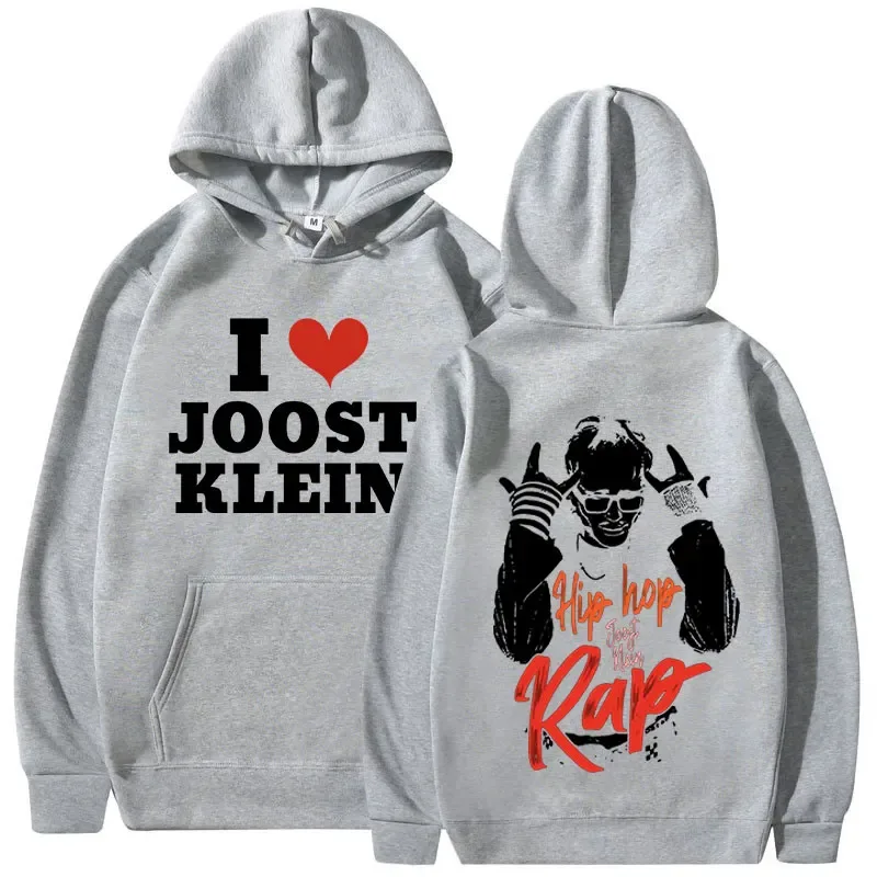 I Love Joost Klein Europapa Hoodies Men/Women Clothing Fashion Harajuku Hip Hop Sweatshirts Autumn Winter Fleece Warm Pullovers