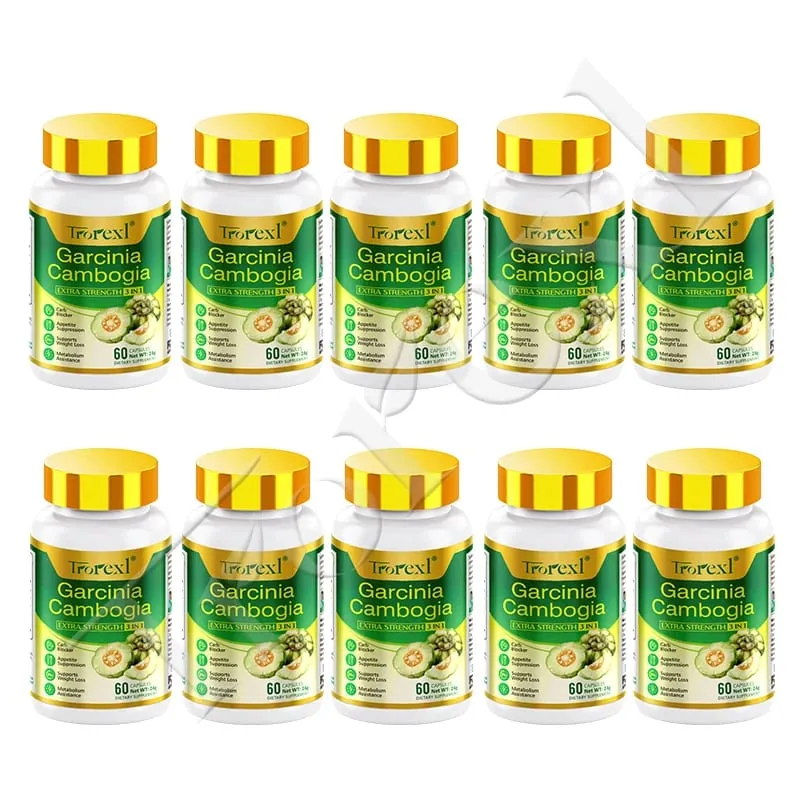 Garcinia Cambogia Supplements | Powerful Formula Flat Tummy | Pills to Lower Belly | Fight Weight Capsules for the Body