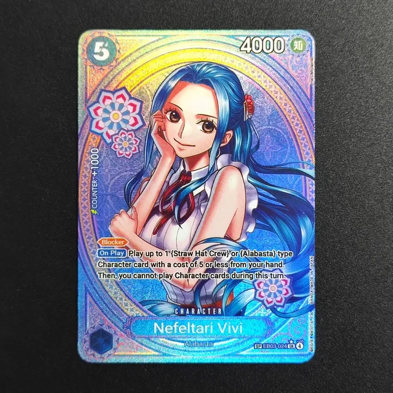 9style PROXY One Piece English Heroines Nami Robin Hancock Reiju Vivi Perona Tashigi EB03-053 Collection Otcg Anime Cards