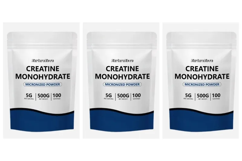 Creatine Monohydrate Powder Micronized 5g Per Serving 100 CT 500g Net Weight for Sports Nutrition Fitness Training Support