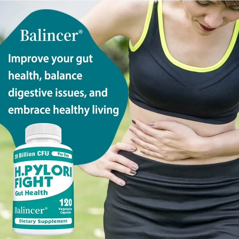 H. Pylori Defense Probiotics 20 Billion CFU - Lactobacillus Reuteri Support Intestinal Balance Digestive System Non-GMO