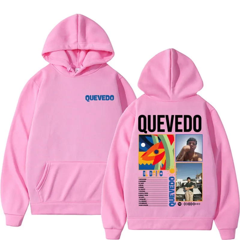 Rapper Quevedo 2026 EL BAIFO Graphic Hoodies Men Women Harajuku Vintage Gothic Sweatshirt Casual Cozy Oversized Hoodie Pullovers