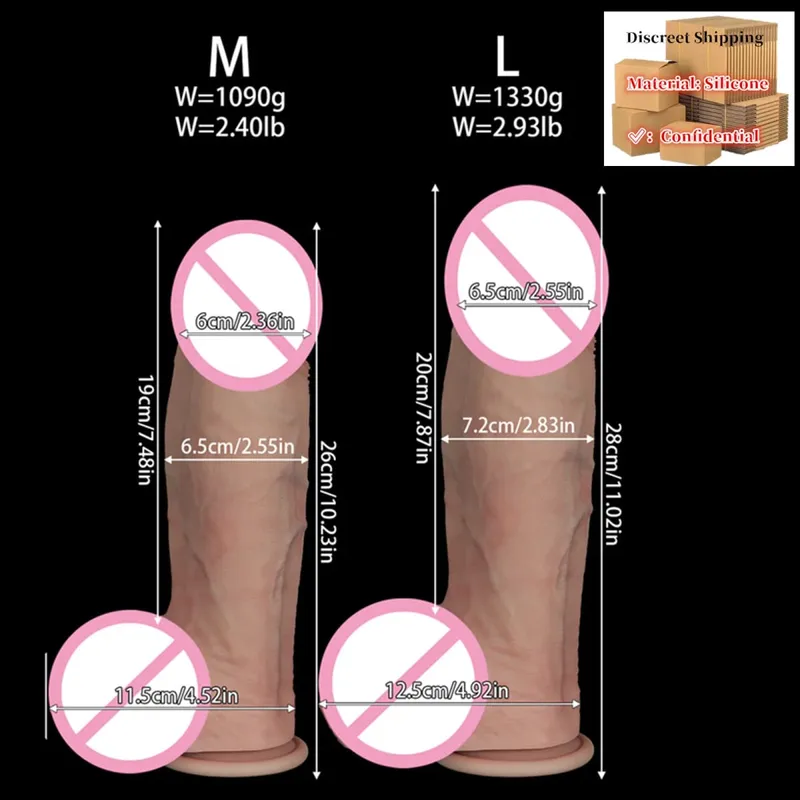 NEW Sex Toys Realistic Soft Silicone Big Dildo Penis G-spot Vaginal Masturbation Suction Cup Dick BDSM Woman Anal Sex Toys 성인용품