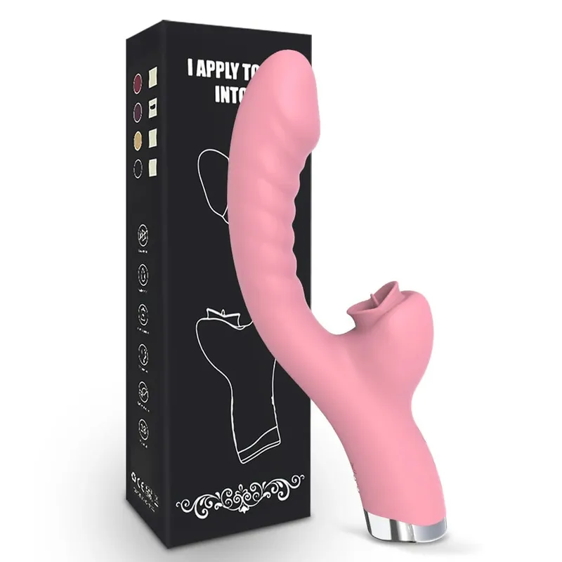3 i 1 Tapping Flapper Vibrator Analsex Klitoris Klit Sucker Stimulator Sexlegetøj Kvinde Slikker Sutte Vibratorer Voksenvarer